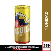 CERVEZA AGUILA LIGHT LATA 269